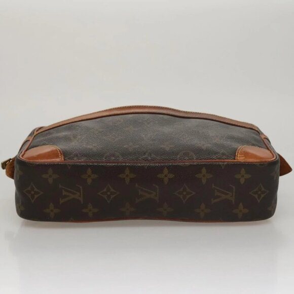 LOUIS VUITTON Monogram Compiegne 28 Clutch Bag M51845 LV Auth 109325 - Picture 9 of 15